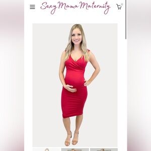 Sexy mama maternity dress